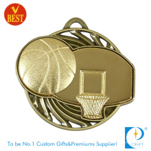 Precio de fábrica China Custom Creative Design 3D Basketball Medal with Ahueca hacia fuera